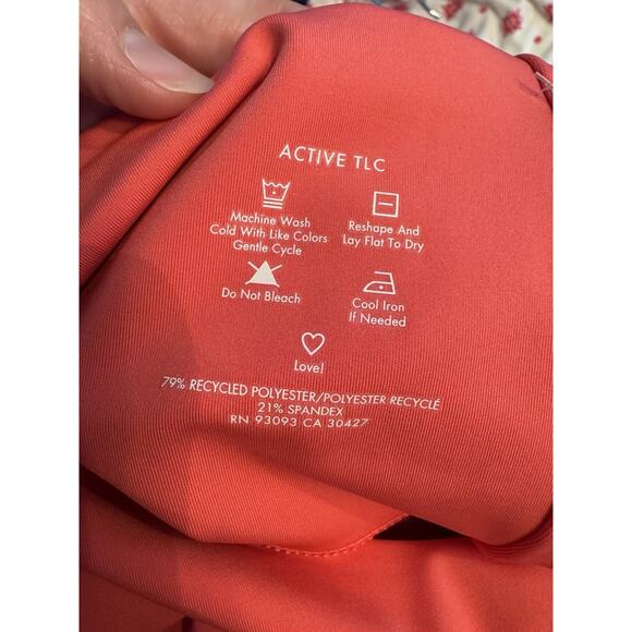 Nic+ Zoe Flexfit Active Performance Workout Dress Golf Attire Coral Punch Pink M - Picture 6 of 12